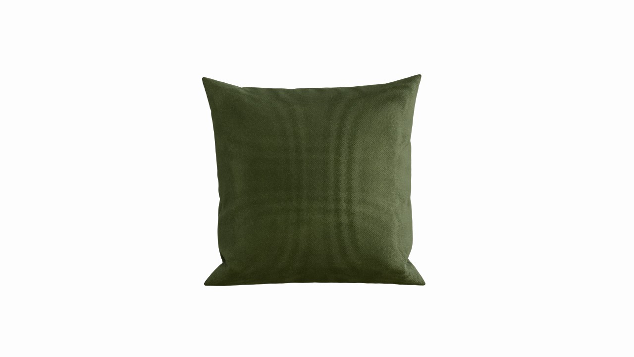 Cojín Decorativo microsuede moss 50 x 50