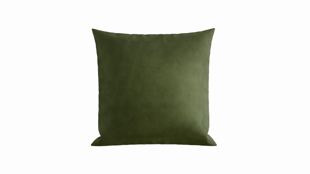 Cojín Decorativo microsuede moss 60 x 60