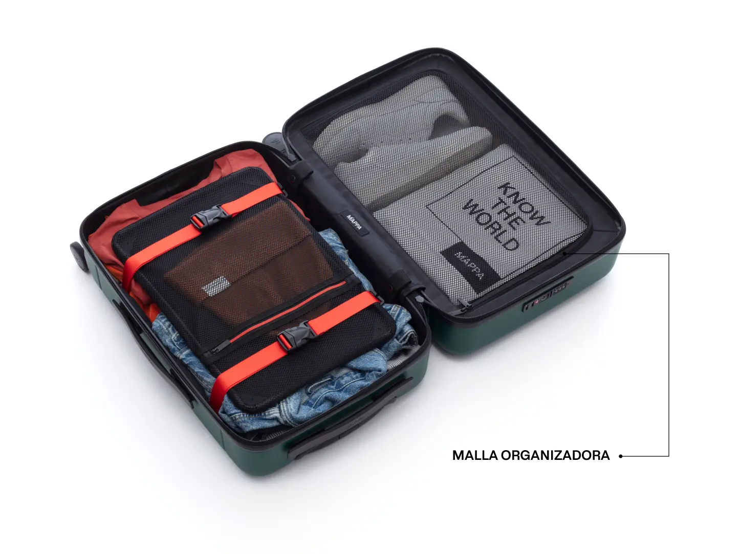Set Maletas Negro