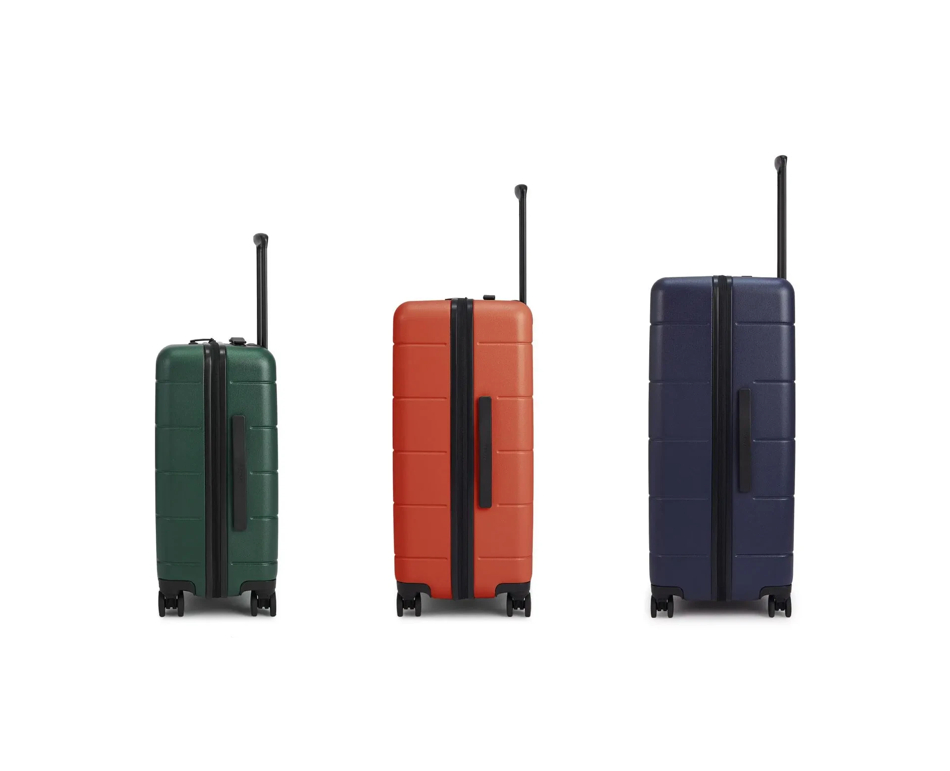 Set Maletas Verde Rojo Azul